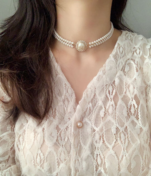18K  Chanel Pearl Necklace